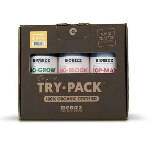Zestaw nawozów i boosterów Biobizz TRY-PACK INDOOR 3x250ml