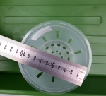 Doniczka transparentna - 11 cm