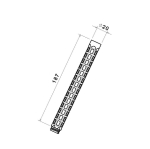Moduł dodatkowy - 2cm - wymiary