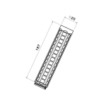 Moduł dodatkowy - 4cm - wymiary