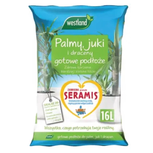 Palmy, juki, draceny - gotowe podłoże z Seramis 16l