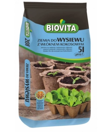 Podłoże do wysiewu nasion  Biovita 5l  